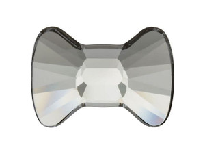PRESTIGE Crystal Components 2858 9x6.5mm Hotfix Bow Tie Flatback Crystal Silver Night PRESTIGE Crystal Components 2858 9x6.5mm Hotfix Bow Tie Flatback Crystal Silver Night