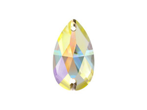 PRESTIGE Crystal Components 3230 18mm Teardrop Sew-on Rhinestone Crystal AB