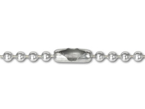 30-Inch Aluminum Ball-Chain Necklace 30-Inch Aluminum Ball-Chain Necklace