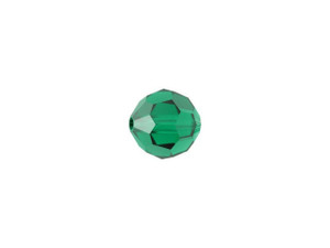 Faceted Swarovski Crystals Round May Emerald Green Rhinestone