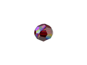 PRESTIGE Crystal Components 5000 6mm Faceted Round Siam Shimmer PRESTIGE Crystal Components 5000 6mm Faceted Round Siam Shimmer