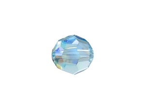 PRESTIGE Crystal Components 5000 8mm Faceted Round Aquamarine Shimmer PRESTIGE Crystal Components 5000 8mm Faceted Round Aquamarine Shimmer