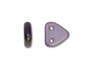 CzechMates Glass 6mm Sapphire with Copper Picasso Two-Hole Triangle Bead Pack 2.5-Inch Tube CzechMates Glass 6mm Sapphire with Copper Picasso Two-Hole Triangle Bead Pack 2.5-Inch Tube