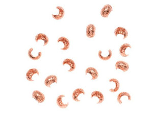 3mm Copper Diamond Crimp Cover 3mm Copper Diamond Crimp Cover