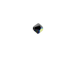 PRESTIGE Crystal Components 5328 4mm Bicone Bead Jet AB PRESTIGE Crystal Components 5328 4mm Bicone Bead Jet AB