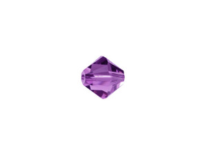 PRESTIGE Crystal Components 5328 6mm Bicone Bead Amethyst PRESTIGE Crystal Components 5328 6mm Bicone Bead Amethyst