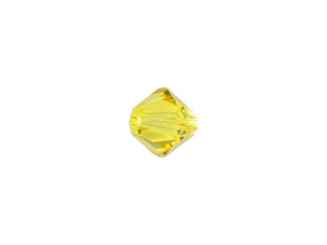 PRESTIGE Crystal Components 5328 6mm Bicone Bead Light Topaz PRESTIGE Crystal Components 5328 6mm Bicone Bead Light Topaz