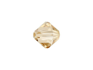 PRESTIGE Crystal Components 5328 8mm Bicone Bead Crystal Golden Shadow PRESTIGE Crystal Components 5328 8mm Bicone Bead Crystal Golden Shadow