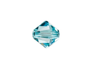 PRESTIGE Crystal Components 5328 8mm Bicone Bead Light Turquoise PRESTIGE Crystal Components 5328 8mm Bicone Bead Light Turquoise