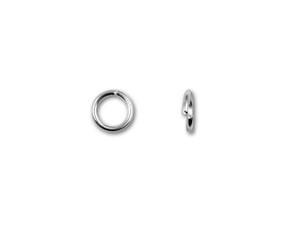 4.5mm Silver-Plated 21 Gauge Open Jump Ring 4.5mm Silver-Plated 21 Gauge Open Jump Ring