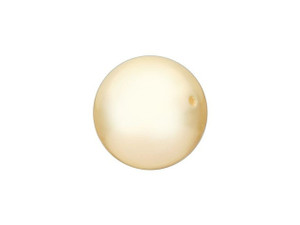 PRESTIGE Crystal Components 5810 12mm Round Crystal Pearl Light Gold Bead PRESTIGE Crystal Components 5810 12mm Round Crystal Pearl Light Gold Bead