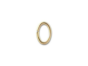 4.5x3mm Gold-Filled 14K/20 Oval Open Jump Ring, 21 gauge 4.5x3mm Gold-Filled 14K/20 Oval Open Jump Ring, 21 gauge