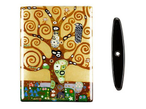 41x30mm Tree of Life on Black Agate Rectangle Bead 41x30mm Tree of Life on Black Agate Rectangle Bead