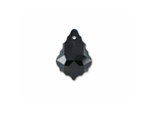 PRESTIGE Crystal Components 6090 16mm Baroque Pendant Jet PRESTIGE Crystal Components 6090 16mm Baroque Pendant Jet