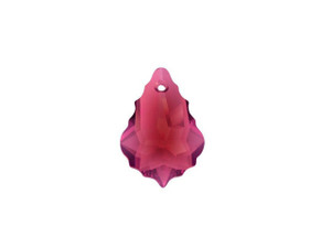 PRESTIGE Crystal Components 6090 16mm Baroque Pendant Ruby PRESTIGE Crystal Components 6090 16mm Baroque Pendant Ruby
