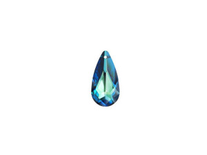 PRESTIGE Crystal Components 6100 24mm Faceted Teardrop Pendant Crystal Bermuda Blue PRESTIGE Crystal Components 6100 24mm Faceted Teardrop Pendant Crystal Bermuda Blue