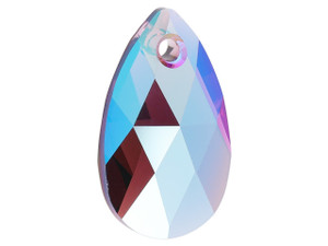 PRESTIGE Crystal Components 6106 16mm Pear-Shaped Pendant Amethyst Shimmer PRESTIGE Crystal Components 6106 16mm Pear-Shaped Pendant Amethyst Shimmer