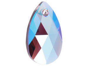 PRESTIGE Crystal Components 6106 22mm Pear-Shaped Pendant Amethyst Shimmer PRESTIGE Crystal Components 6106 22mm Pear-Shaped Pendant Amethyst Shimmer