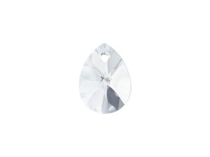 PRESTIGE Crystal Components 6128 10mm Mini Pear Pendant Crystal PRESTIGE Crystal Components 6128 10mm Mini Pear Pendant Crystal