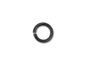 4mm Matte Black-Plated Open Jump Ring - 21 Gauge 4mm Matte Black-Plated Open Jump Ring - 21 Gauge