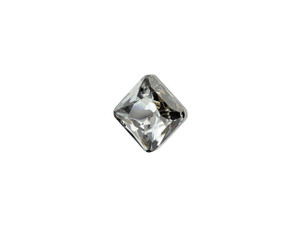 PRESTIGE Crystal Components 6431 12mm Princess Cut Pendant Crystal Silver Night PRESTIGE Crystal Components 6431 12mm Princess Cut Pendant Crystal Silver Night