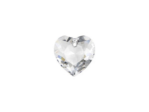 PRESTIGE Crystal Components 6432 8mm Heart Cut Pendant Crystal PRESTIGE Crystal Components 6432 8mm Heart Cut Pendant Crystal