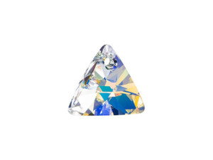 PRESTIGE Crystal Components 6628 12mm Mini Triangle Pendant Crystal AB PRESTIGE Crystal Components 6628 12mm Mini Triangle Pendant Crystal AB
