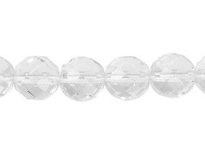 Czech Glass 12mm Crystal Fire-Polish Bead Strand by Starman Czech Glass 12mm Crystal Fire-Polish Bead Strand by Starman