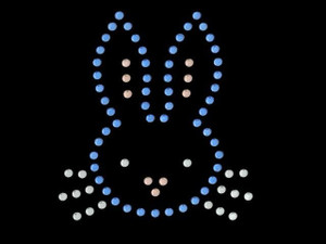 Crystal-it 75 54x42mm Bunny Rabbit Paper Transfer Crystal-it 75 54x42mm Bunny Rabbit Paper Transfer