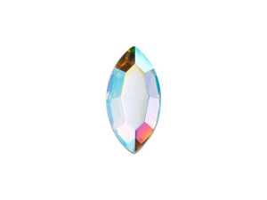 PRESTIGE Crystal Components H2200 8mm Navette Hotfix Flatback Crystal AB PRESTIGE Crystal Components H2200 8mm Navette Hotfix Flatback Crystal AB