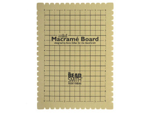 The BeadSmith 7.5x10.5 Inch Mini Macrame Board The BeadSmith 7.5x10.5 Inch Mini Macrame Board