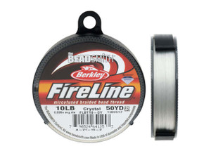 The BeadSmith Crystal Clear FireLine - 50 Yards (4-Pound Test