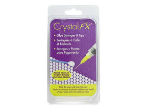 The BeadSmith CrystalFX Glue Syringes with Tips for Gem-Tac (4 pack)