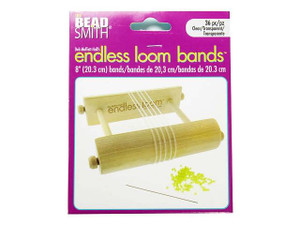 The Beadsmith Endless Loom Bands 8-Inch Clear (36 Pack) The Beadsmith Endless Loom Bands 8-Inch Clear (36 Pack)