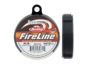 The BeadSmith Smoke Gray FireLine - 50 Yards (4LB Test) The BeadSmith Smoke Gray FireLine - 50 Yards (4LB Test)