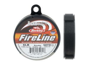 The BeadSmith Smoke Grey FireLine - 50 Yards (10LB Test)