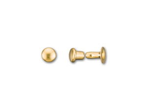TierraCast 4mm Gold-Plated Brass Rivet Set (Pack of 10) TierraCast 4mm Gold-Plated Brass Rivet Set (Pack of 10)