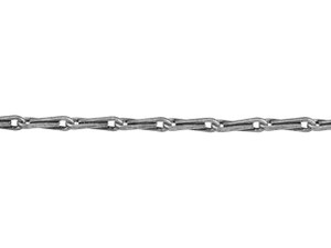 6 x 1.5mm Antique Silver-Plated Brass Bar Chain by the Foot 6 x 1.5mm Antique Silver-Plated Brass Bar Chain by the Foot