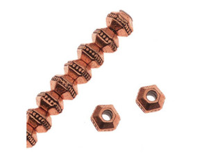 TierraCast Antique Copper 3mm Faceted Spacer