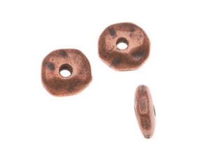 TierraCast Antique Copper 7mm Nugget Heishi Spacer