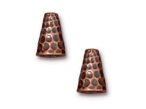 TierraCast Antique Copper Tall Hammertone Cone