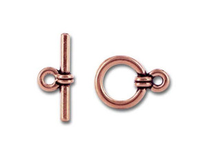 TierraCast Antique Copper Wrapped Clasp Set