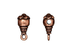 TierraCast Antique Copper-Plated Pewter Blossom Guru Bead TierraCast Antique Copper-Plated Pewter Blossom Guru Bead