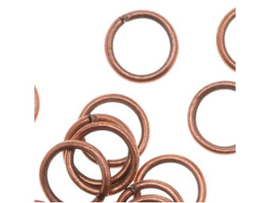6mm Antique Copper 20 Gauge Open Jump Ring 6mm Antique Copper 20 Gauge Open Jump Ring
