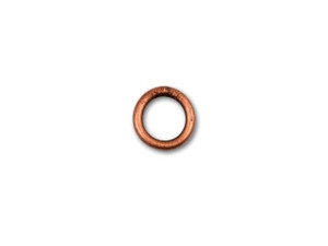 6mm Antique Copper-Plated Closed Jump Ring 6mm Antique Copper-Plated Closed Jump Ring
