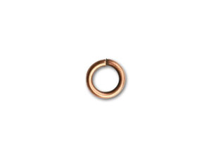 6mm Antique Copper-Plated Open Jump Ring 6mm Antique Copper-Plated Open Jump Ring