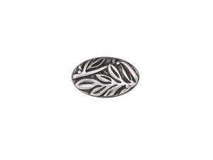 TierraCast Antique Pewter Botanical Bead