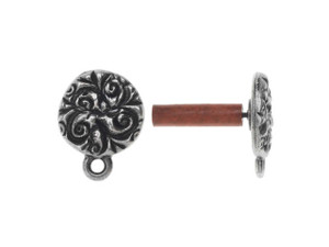 TierraCast Antique Pewter Jardin Post Earrings (1 Pair)
