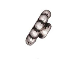 TierraCast Antique Silver 8mm Bead Aligner TierraCast Antique Silver 8mm Bead Aligner