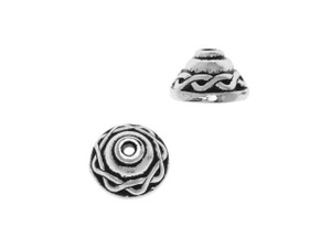 TierraCast Antique Silver Celtic Bead Cap TierraCast Antique Silver Celtic Bead Cap